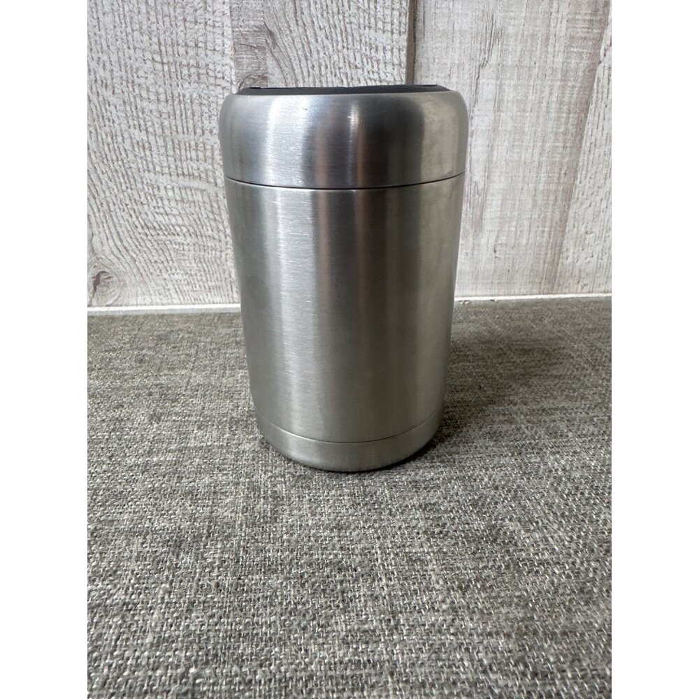 Big Ass Fans Stainless Steel Can Cooler Holder Insulated Black Donkey Logo - Picture 3 of 6